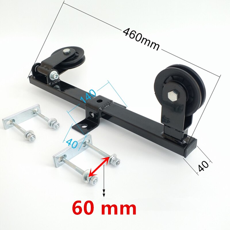 Fitness DIY Pulley Cable Machine Attachment Arm Biceps Triceps Back Chest Blaster System Gym Pull Down Equipment For Square Tube: For 60mm