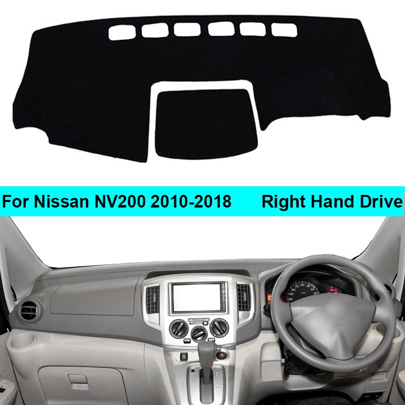 Tapis pour Nissan NV200 – LHD RHD 2 couches, couverture de tableau de bord de voiture, tapis de protection pour pare-soleil,