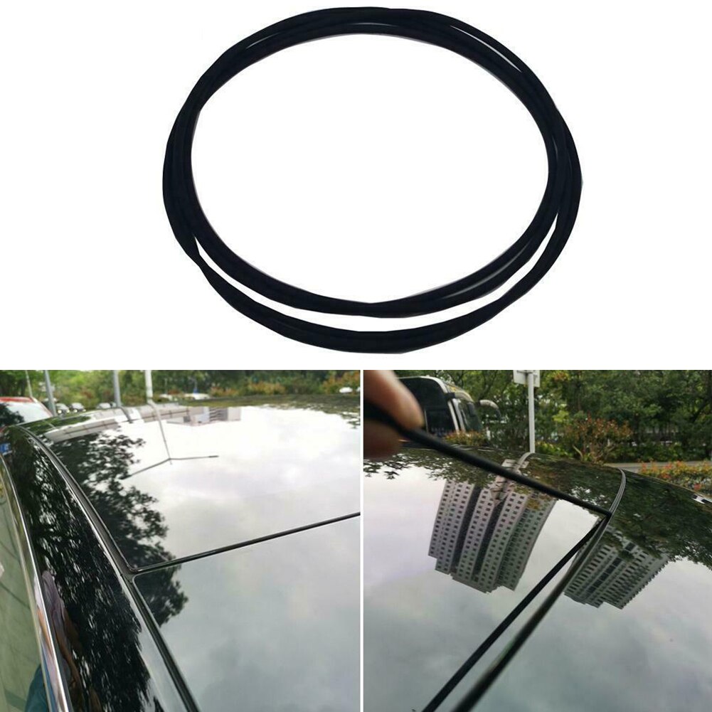 Nueva tira de sellado de techo solar de coche a prueba de polvo, fácil de aplicar, reducción de ruido, duradera, resistente al sonido, burlete del parabrisas para Tesla Model 3
