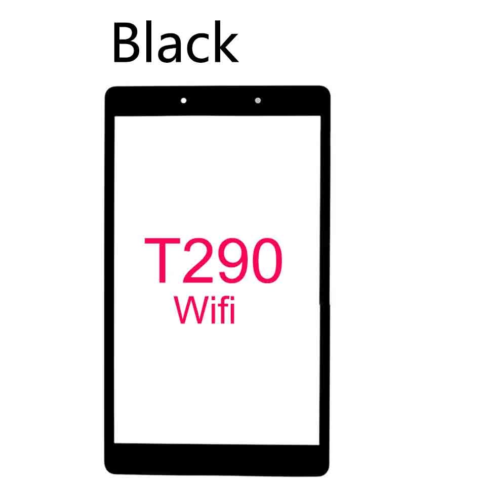 10Pcs\Lot For Samsung Galaxy Tab T280 T285 T290 T295 Wifi LTE Touch Screen Digitizer Panel Sensor Front Outer LCD Glass With OCA: WHITE