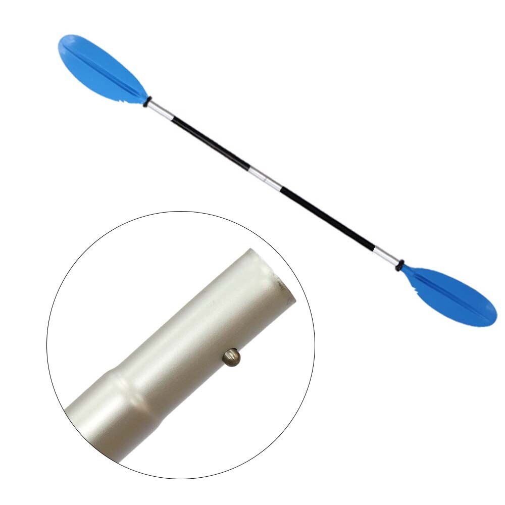 220cm avtakbare aluminiumslegering padle bærbar dobbel blad kajakkflåte åre for oppblåsbare båt fiskebrett nybegynnere: A3