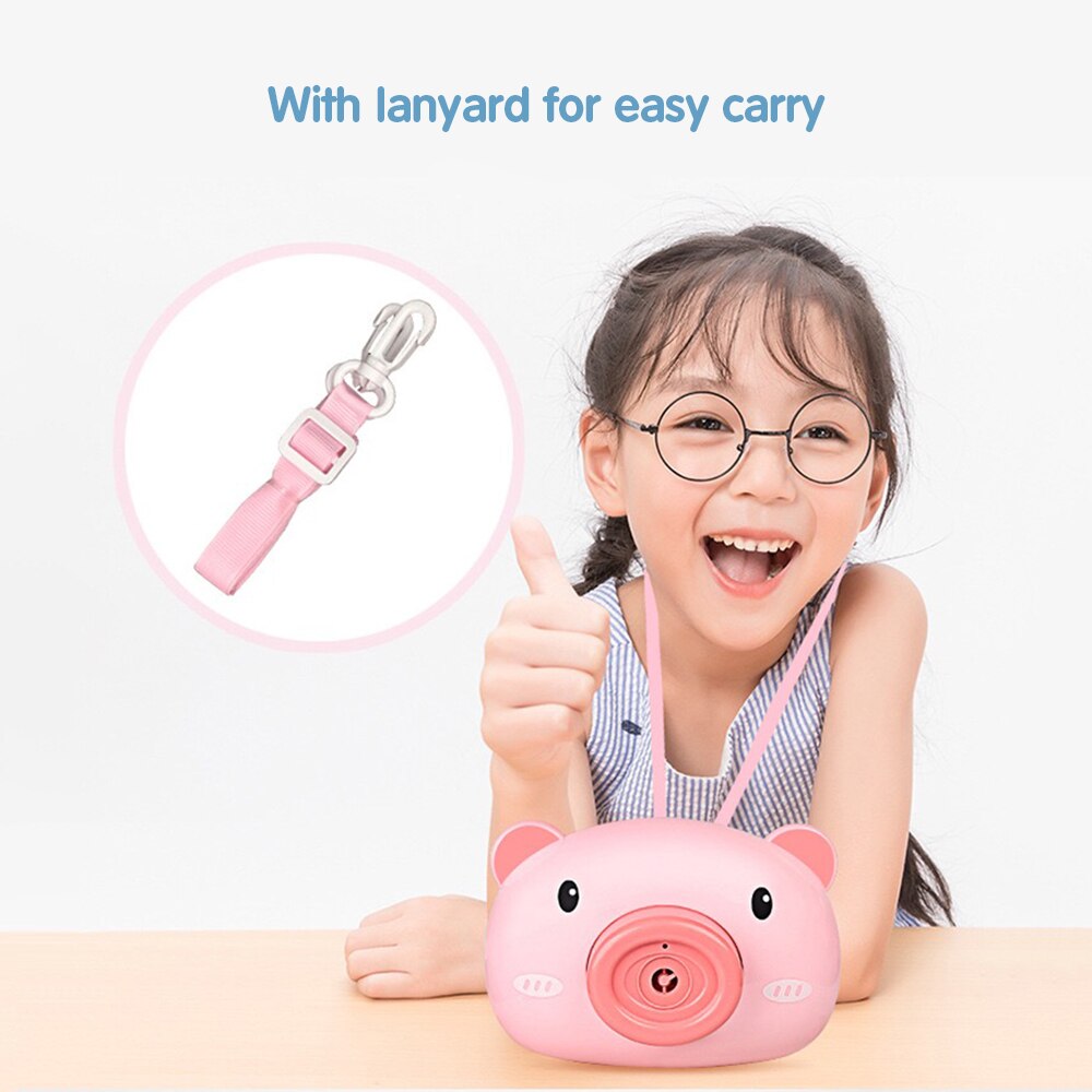 Bubble Camera Music Bubble Machine Bubble Machine with LED Light Automatic Camera Shape Bubble Toy Bubble Blower