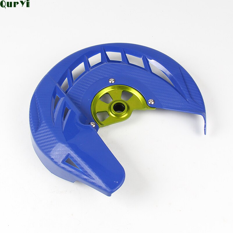 Motorcycle Front Brake Disc Cover Guard Protector For KX 125 250 KX125 KX250 KXF250 KXF450 KXF 250 450 KLX450 Dirt Bike: blue