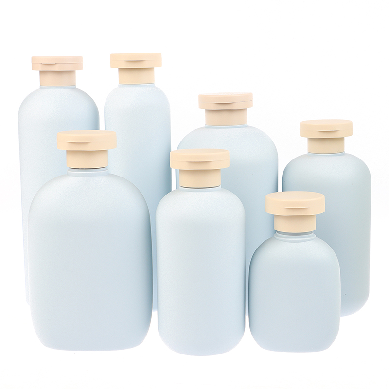 1pcs 100ML-500ML Avocado Green Plastic Shampoo Shower Gel Foaming Soap Dispensers Refillable Bottles Flip Lotion Bottles