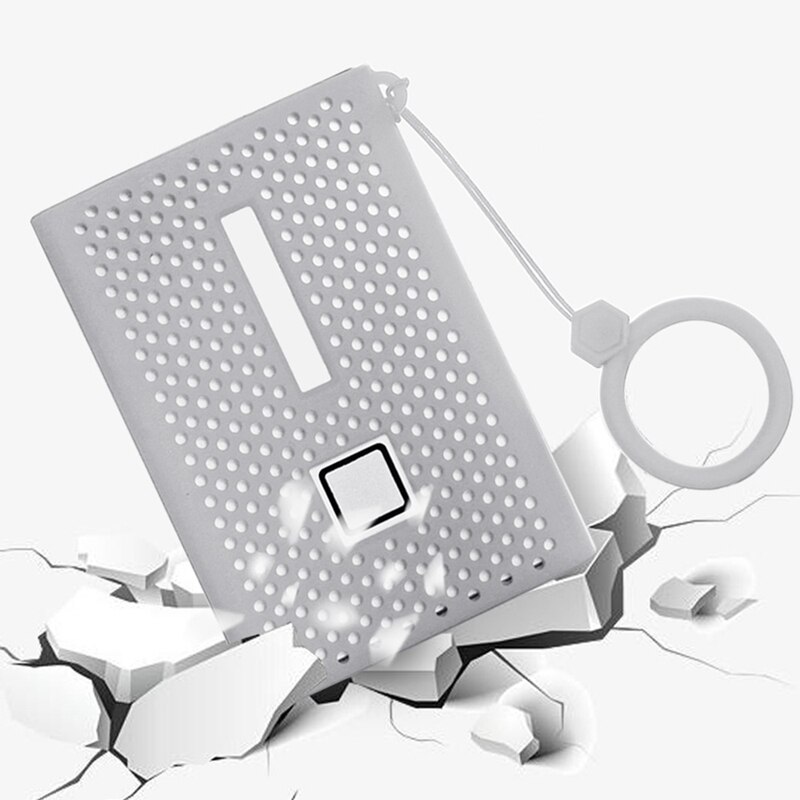 Siliconen beschermhoes voor de samsung  t7 press draagbare ssd