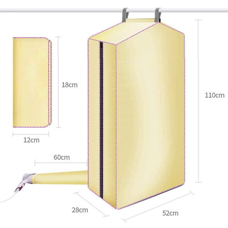 Electric Clothes Dryer Portable Quickly Drying Clothes Shoes Boots Electric Clothes Drying Machine Storage Cabinet Travel Home