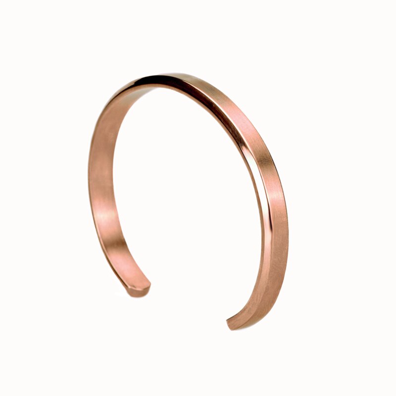 Rustfritt stål armbånd mansjett armbånd armbånd menn armbånd måke armbånd geometriske enkle design smykker: rose måke