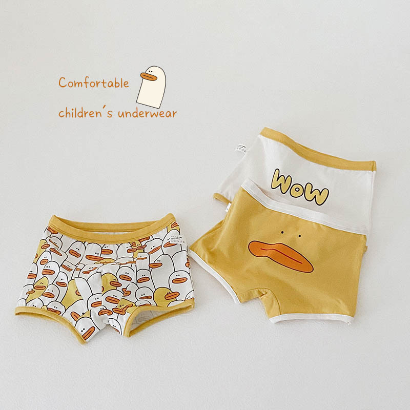 2022 roupa interior do bebê dos desenhos animados meninas roupa interior: N082 Ping boy / L