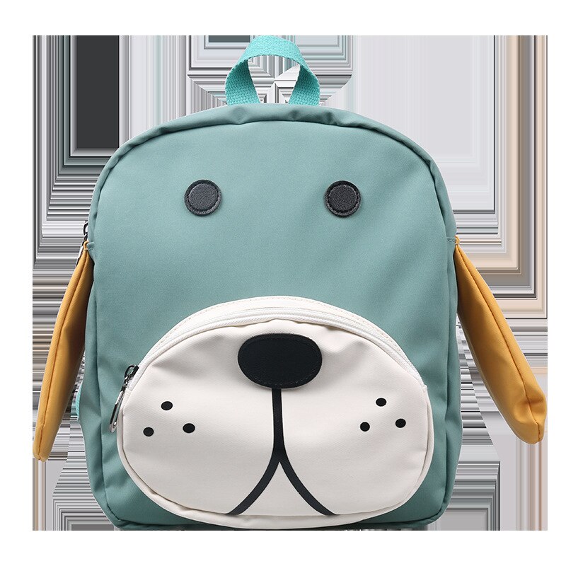 Impresión de perro mochila para niños niñas niños mochilas para niños de kinder mochila escolar pequeña Animal escuela bolsas mochila de: Verde
