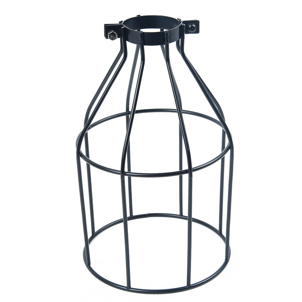 Metal pære vagt lampe bur pendel lamper holdere loft ventilator pære dæksler