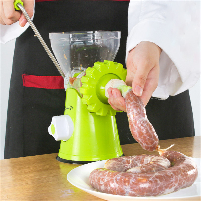 Manual Multifunction Meat Grinder Stainless Steel Blade Home Cooking Machine Mincer Sausage Machine