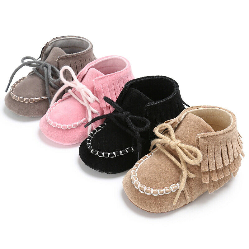 Chaussures de berceau à semelle souple 0-18M | Baskets mignonnes de Bandage pour bébés filles et garçons, Prewalker d'hiver chauds avec pompon