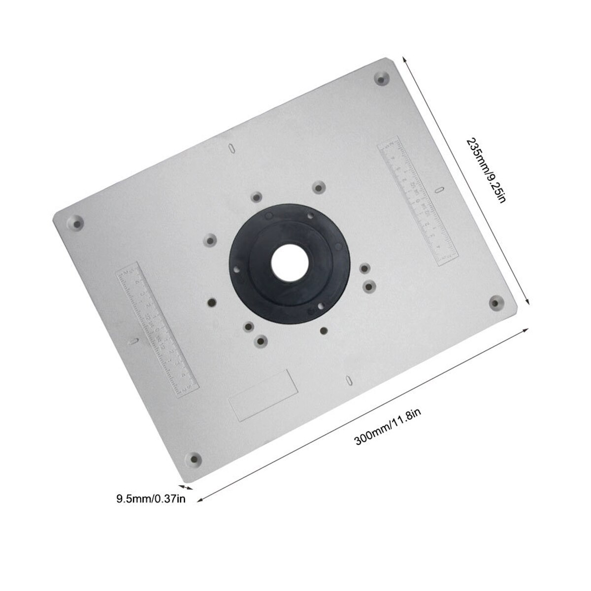 Universal Electric wood milling trimming machine Flip Plate guide table Router Table Insert Plate For Woodworking Work Bench