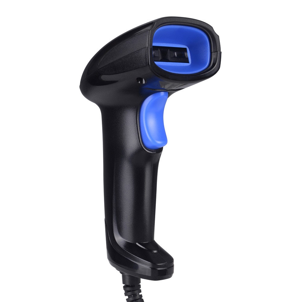 1Pc Handheld Wired 1D Ccd Barcode Scanner Pos 2D Barcode Scanning Rood Licht Reader Met usb Kabel