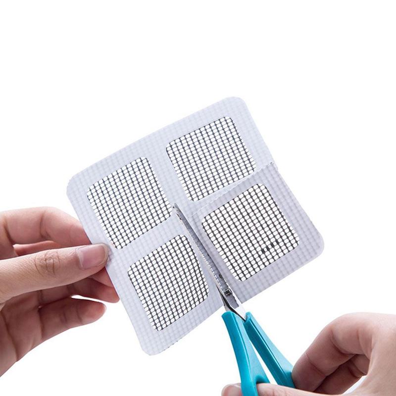 1Pcs Window and door screen repair patch Strong fiberglass-adhesive backing screen repair