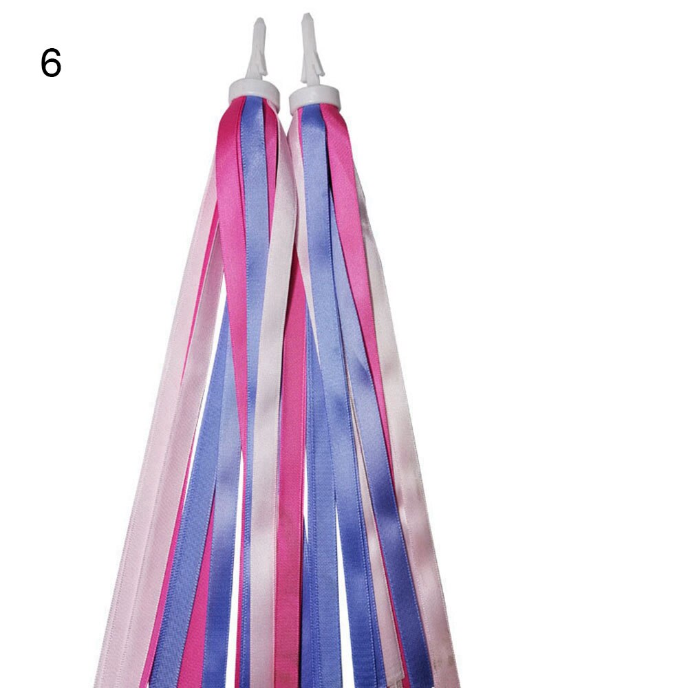 Kinderen Fiets Opslag Scooter Stuur Mand Fiets Voordrager Strik Tas Achter Fietsen Multicolor Opknoping Retro Kwasten: 6
