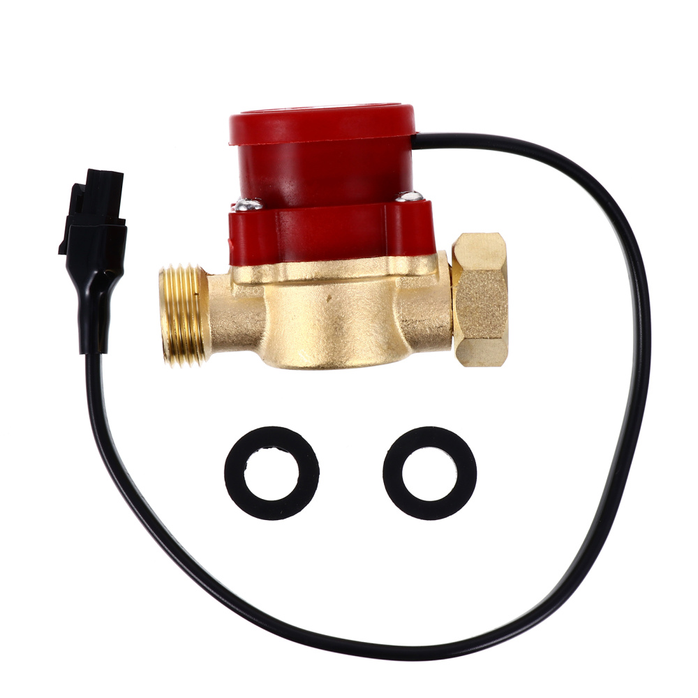 Brass Pump Pressure Magnetic Water Flow Control Sensor Switch for Shower: Default Title