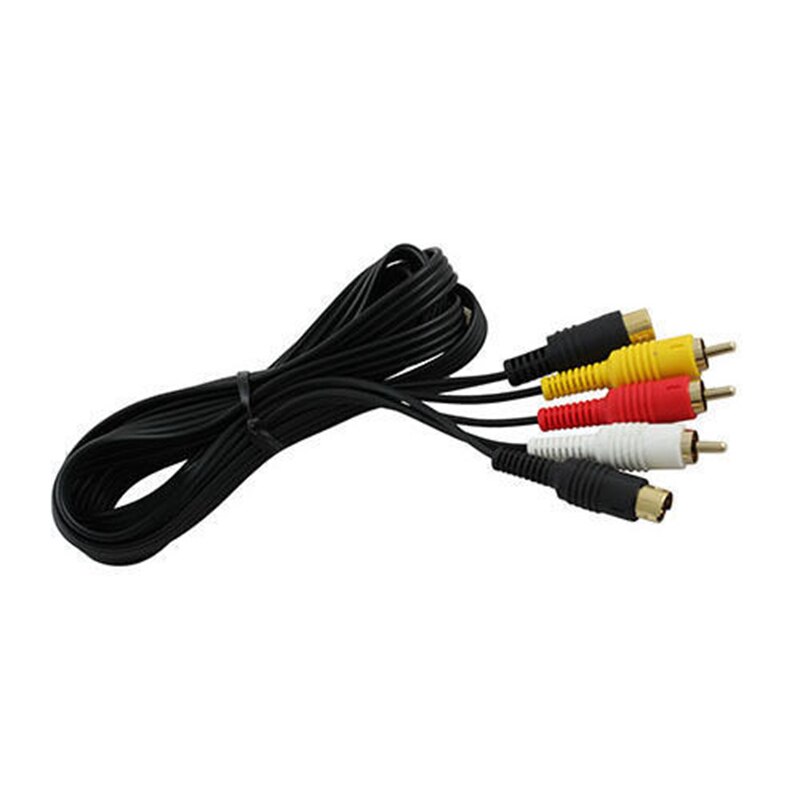 S-Video Av Rca Video Audio Composite Tv Adapter Kabel Retro-Bit Voor Sega Saturn