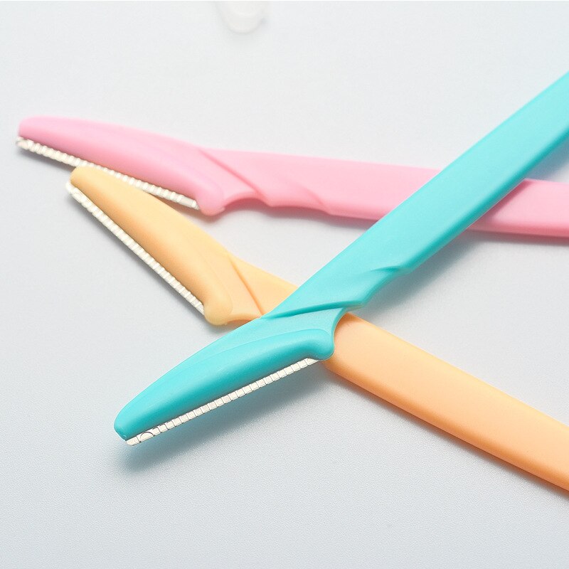 3 Stks/set Wenkbrauw Trimmer Eye Brow Haar Remover Facial Razor Wenkbrauwen Blades Scheerapparaat Scherpe Draagbare Set Vrouwen Beauty Make-Up Tool kit