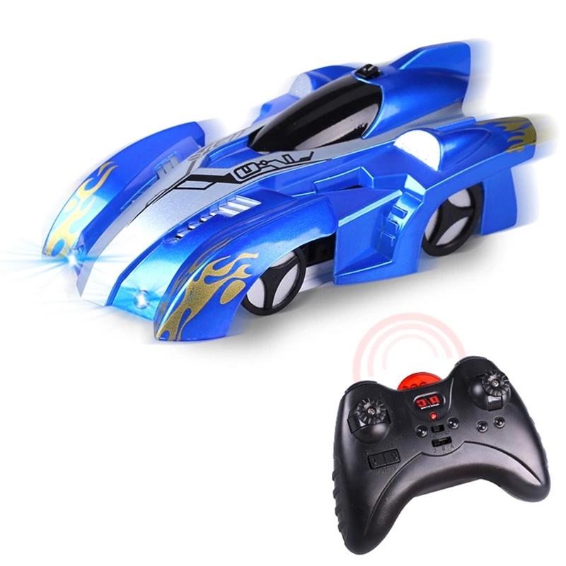 Rc Klimwand Auto Infrarood Elektrische Speelgoed Radio Bestuurbare Auto Afstandsbediening Klimmen Drifting Stunt Auto Speelgoed Voor Jongens: Blue