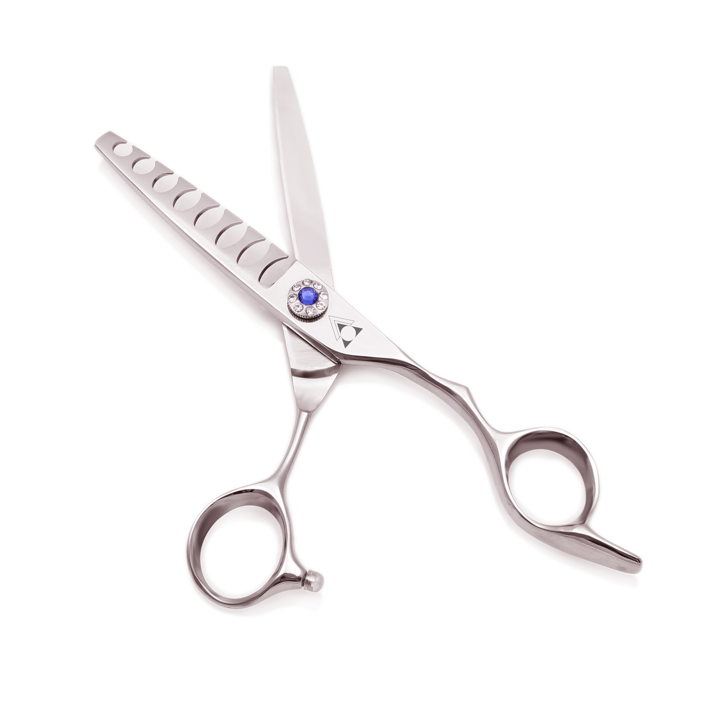 Ciseaux professionnels de coiffure de , 6.0 ciseaux amincissants pour barbier, coupe en acier japonais 440C 9022 #