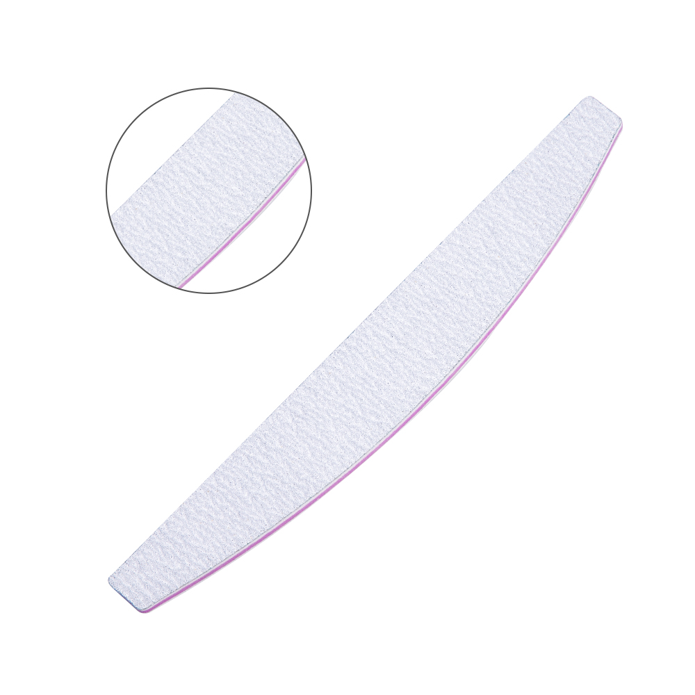 1/5/10pcs Pink Form Nail Buffers Sponge Nail File Buffer Block Polish Manicure Pedicure Sanding Buffer Strips Nail Art Tool: Half moon shape