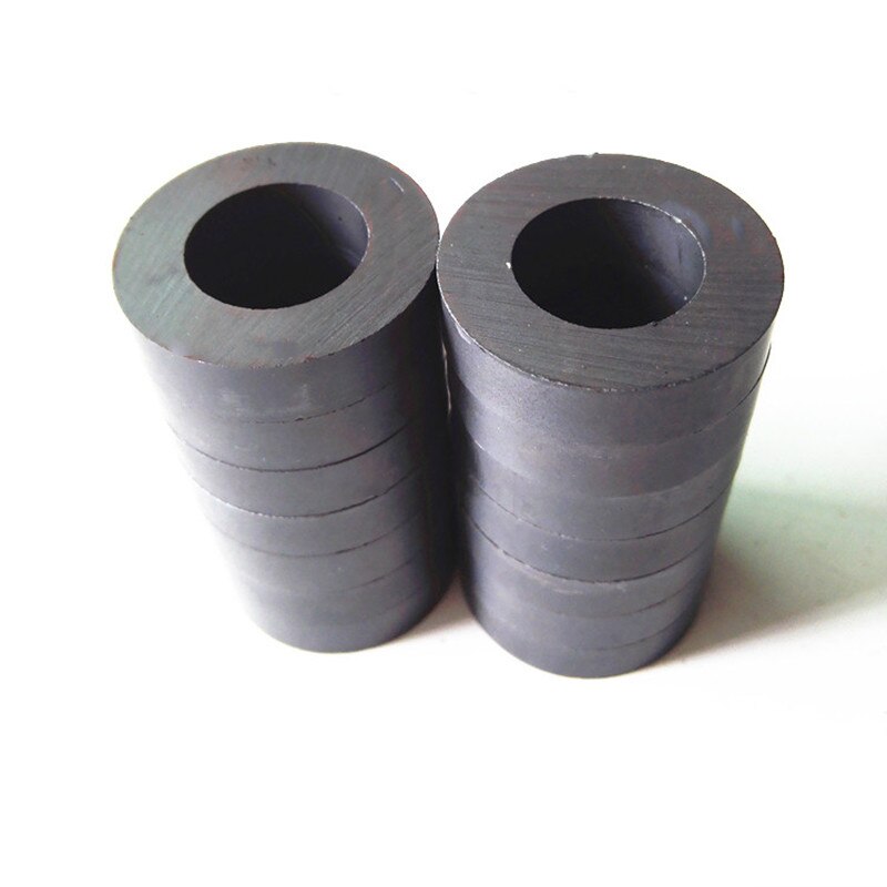 10pcs/lot Y30 Ring Ferrite Magnet 32*6 mm Hole 18mm Permanent magnet 32mm x 6mm Black Round Speaker 32X6 mm 32-18*6