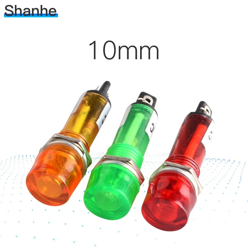10Mm Indicator Pilot Light Signal Light Indicator Grandado