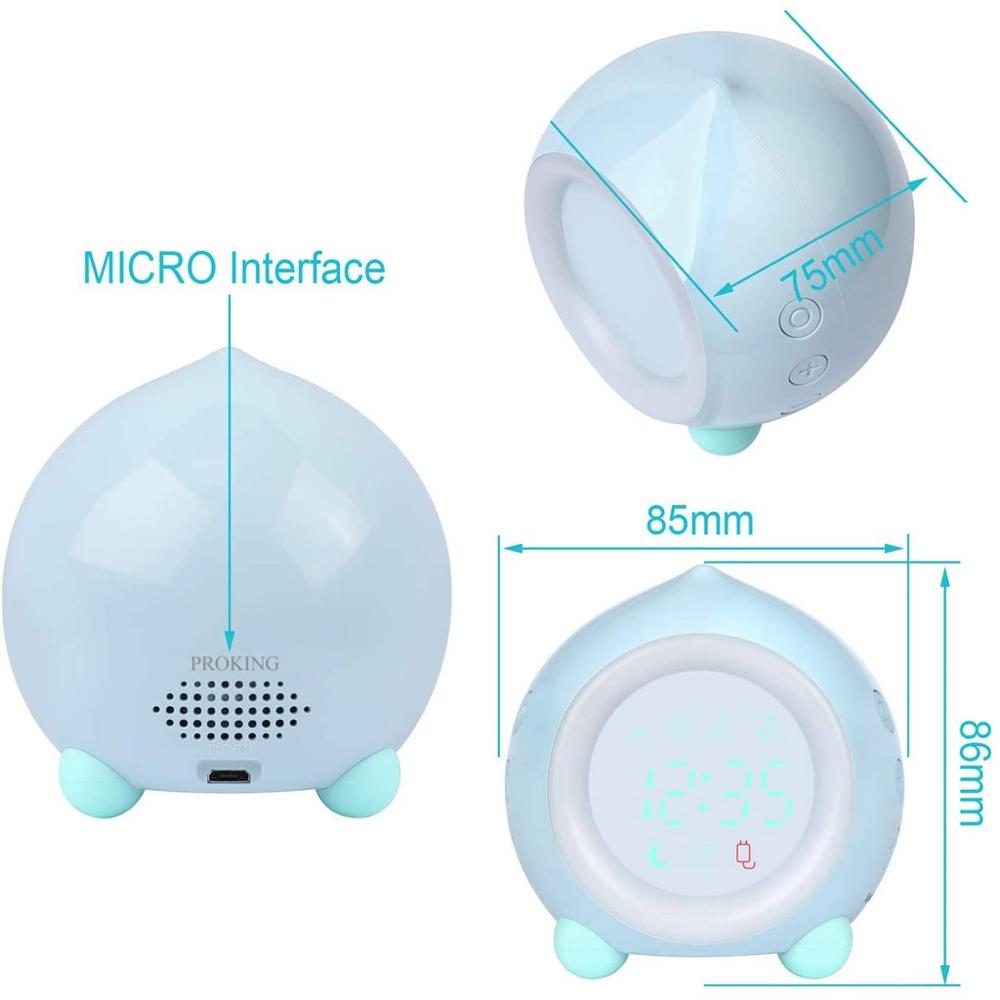 I.CODE Sun & Moon Rise Kids Alarm Clock, Children's Sleep Trainer ,Sleep Sound Machine, Wake Up Light & Night Light ,Teach Kids Day & Night | BIG W