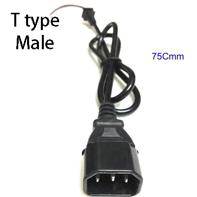 Lithium Li-Ion Batterij eBike e-bike Balance Auto Opladen Stopcontact Lader Interface Kabel Draad Connector GX12 T type canon: T type male