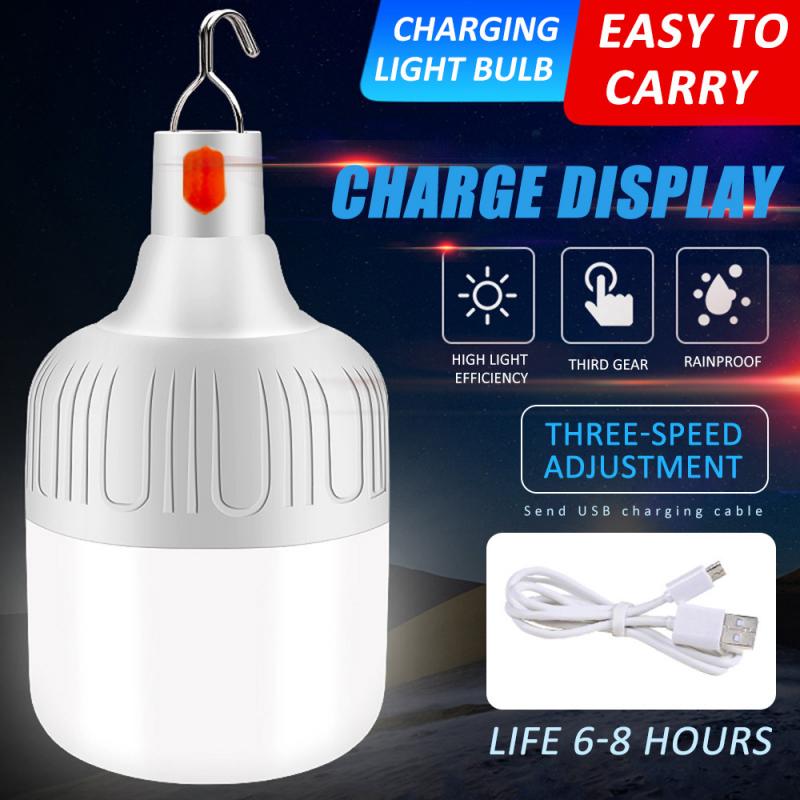 Carga LED Super brillante Blackout Mobile Night Market luces iluminación exterior emergencia bombilla lámpara 48W 58W 70W 88W 105W