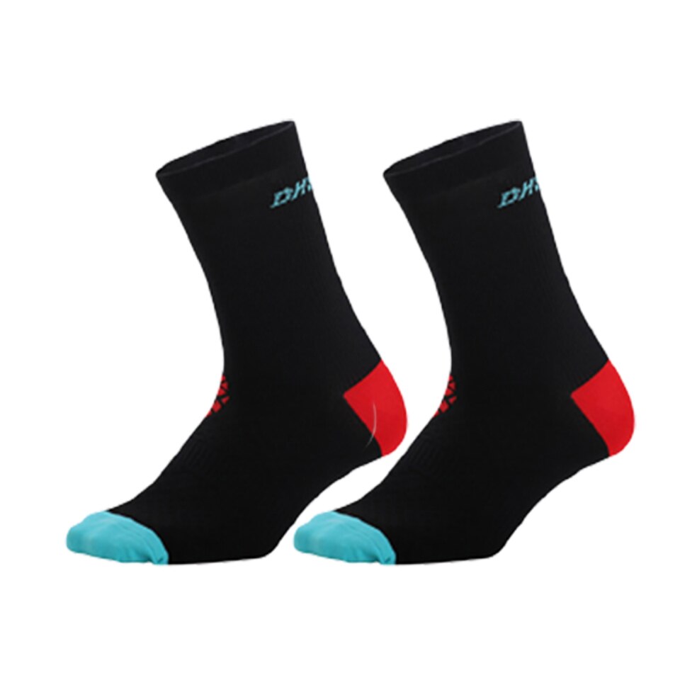 1 Paar Professionele Hoge Tall Fietsen Sokken Comfortabele Sokken Running Wandelen Sokken Outdoor Sport Fitness Sokken Unisex