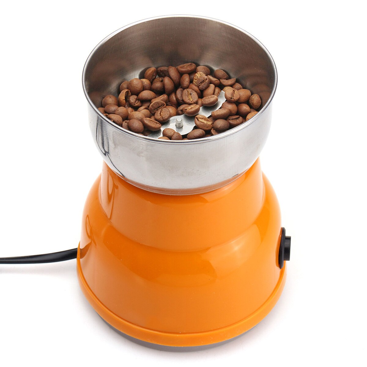 200W Household Coffee Machine Semiautomatic Coffee Maker Salt Pepper Nuts Electric Coffee Grinder Kitchen Appliances