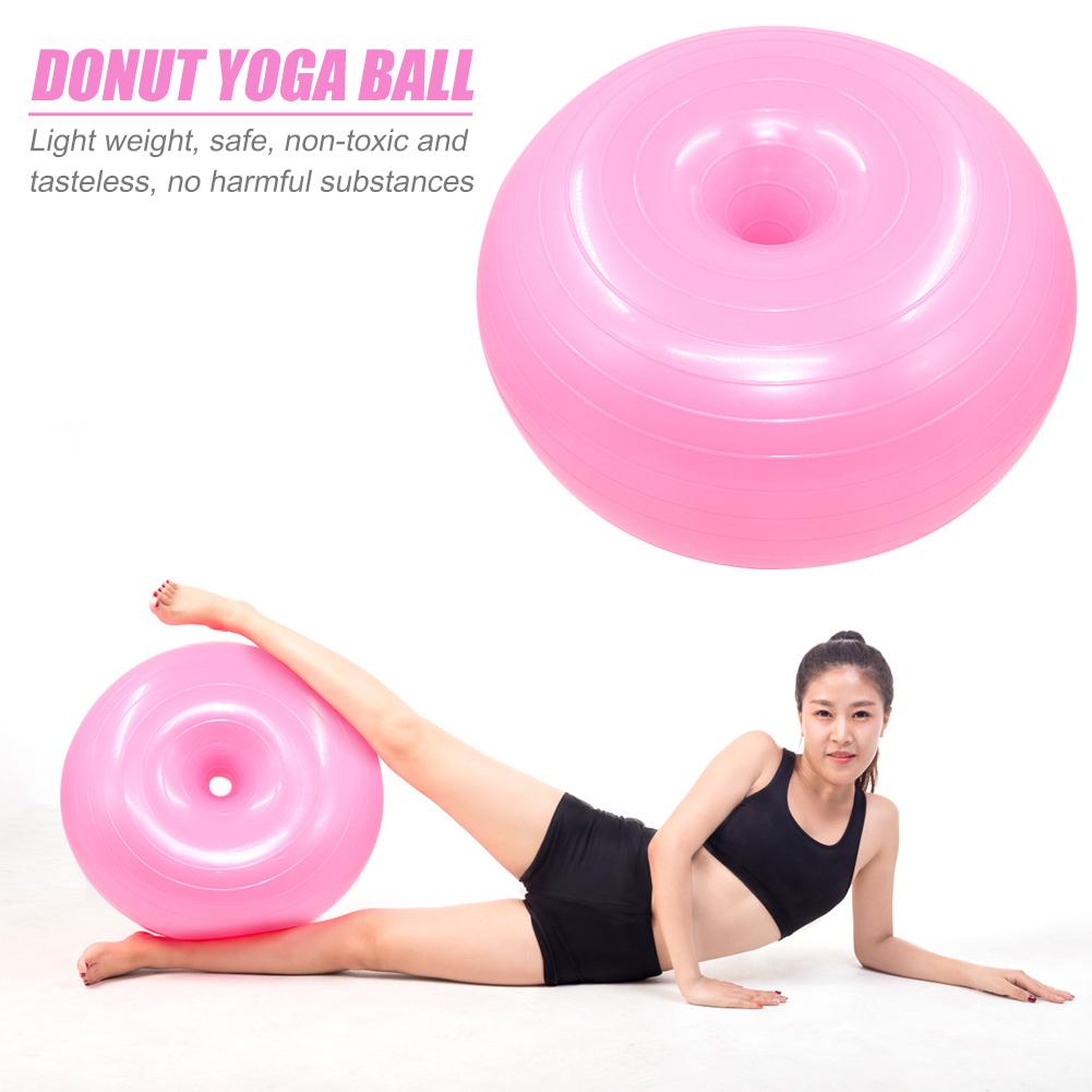 Donut Trainer Yoga Ball Exercise Stable Yoga Ball Fitness Equipment for Office and Durable Thick Safe