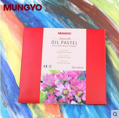 MUNGYO – peinture à dessin artistique, série MAO, pigment très lisse, soluble dans l&#39;eau, Pastel, 12/24 couleurs