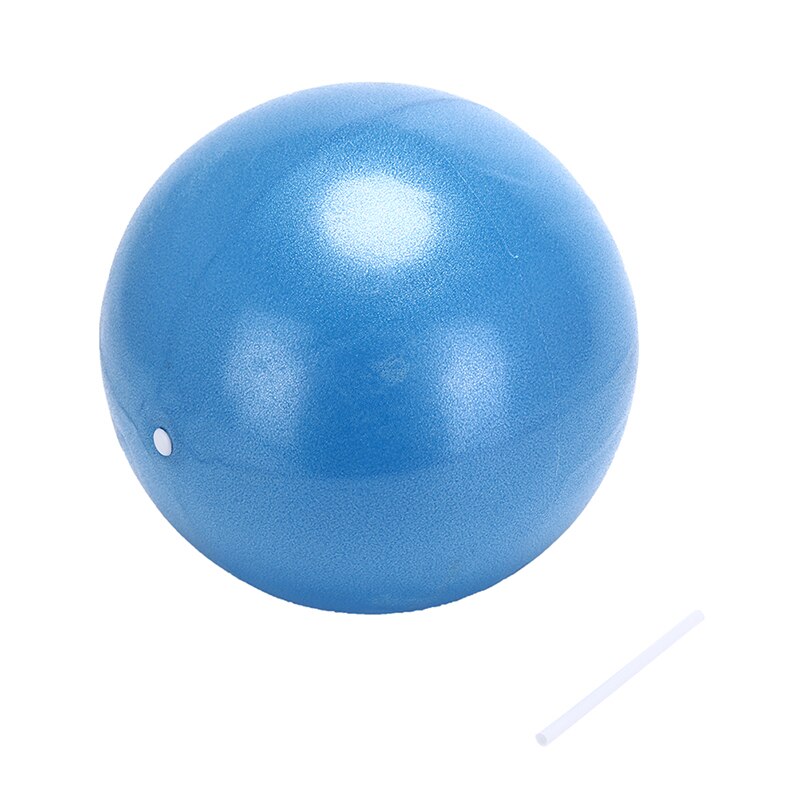 25CM 1 pieza Mini pelota de Yoga Pilates pelota para hacer ejercicio físico para Aparato de Fitness pelota de equilibrio de ejercicio entrenador casero equilibrio: Azul