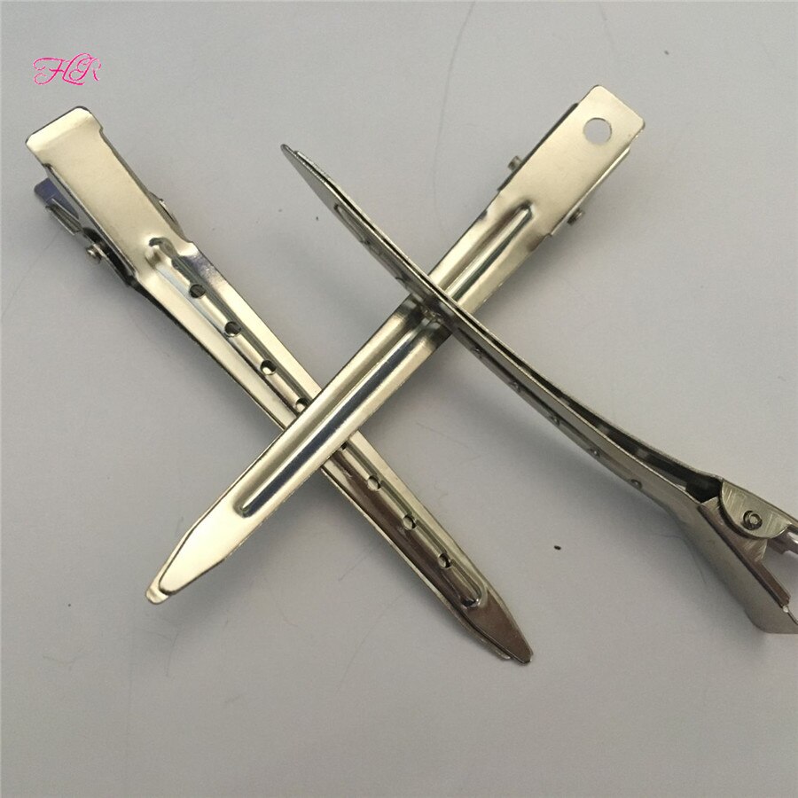 Hair Extensions Sectie Clips 12 STKS Snap Clips Roestvrij Haar Clips 9 cm Lange