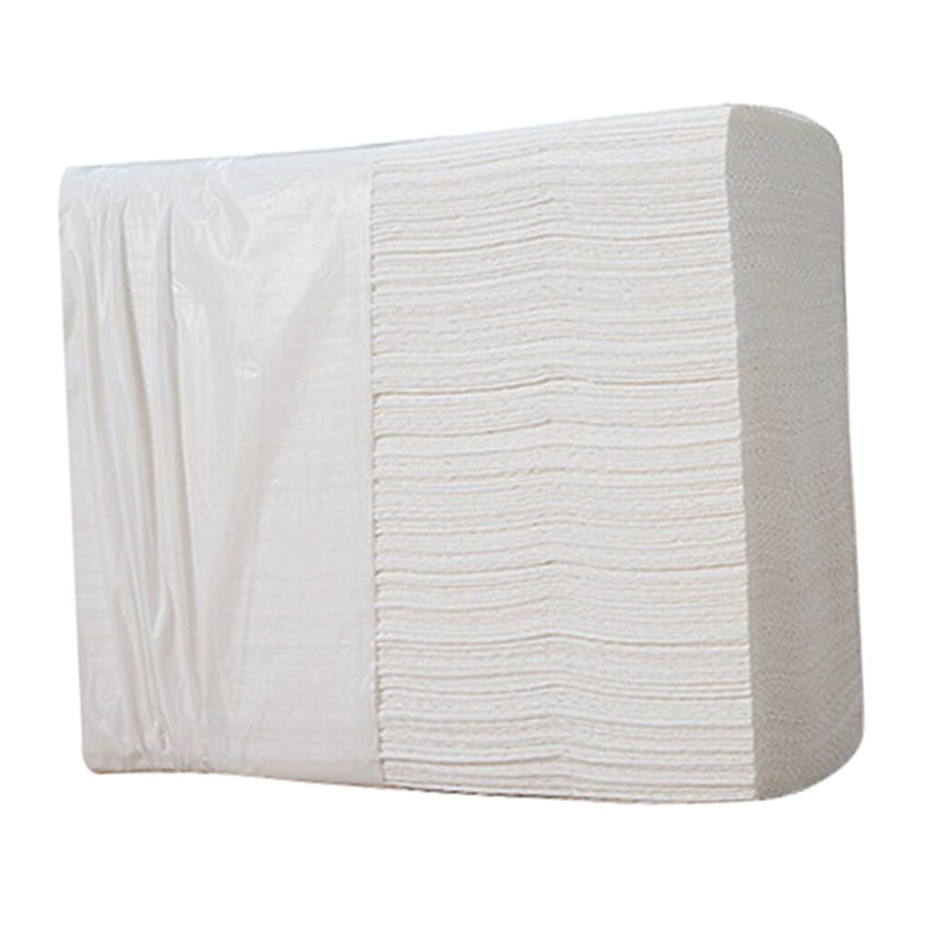 200 Pack Multifold Toilet Paper Tissue Clean Soft Paper Extraction Tissue Wood Pulp Paper