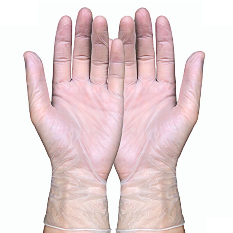100Pcs/Box Hygiene Protective Disposable PVC Gloves for Kitchen Cooking Cleaning anti-virus Gloves