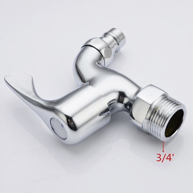 3/4' Washing Machine Faucet Mop Tub Tap Outdoor Wall Mounted Tap For Cold Water Tap Brass/Zinc