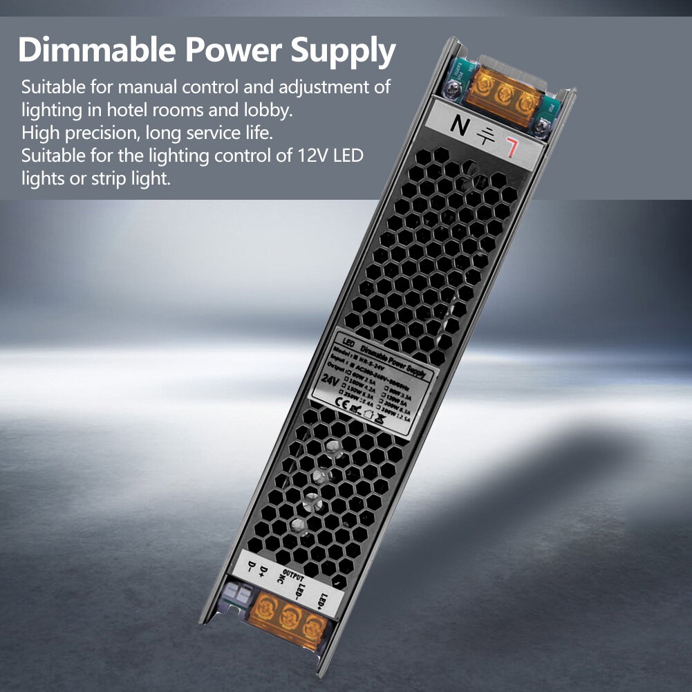 12V 10A 120W LED Dimmable Driver Dimming Dimmable Power Supply Transformer Thyristor Dimming Power Supply