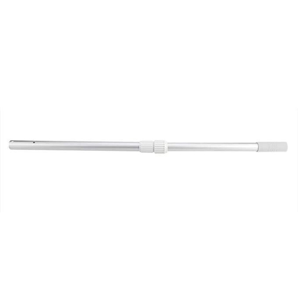Portable Aluminum Alloy Telescopic Handle Stick for Brushes Salvage Net Swimming Pool Cleaning Tool: 1m Telescopic Handle