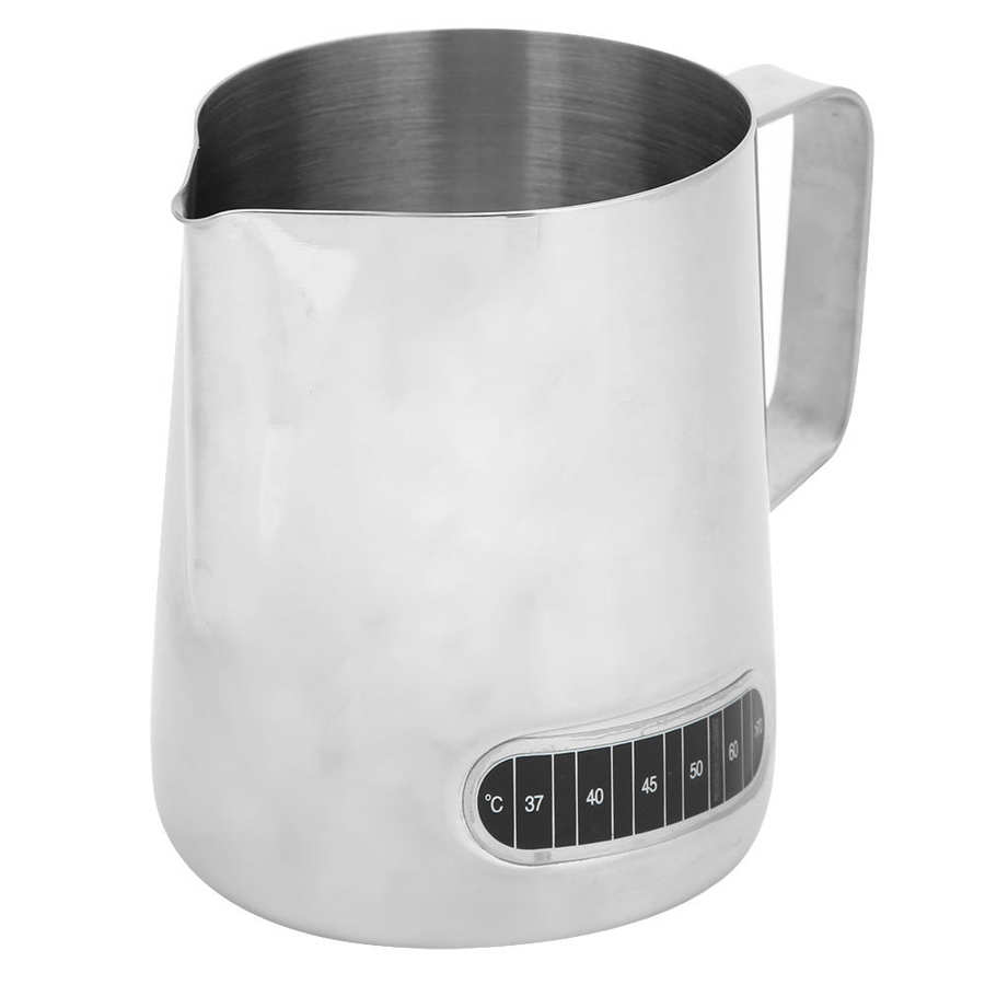 600ml maitokannusta kahvin vaahdotuskuppi espresso maito tee latte kannu kahvimuki lämpötilan näyttö tarra