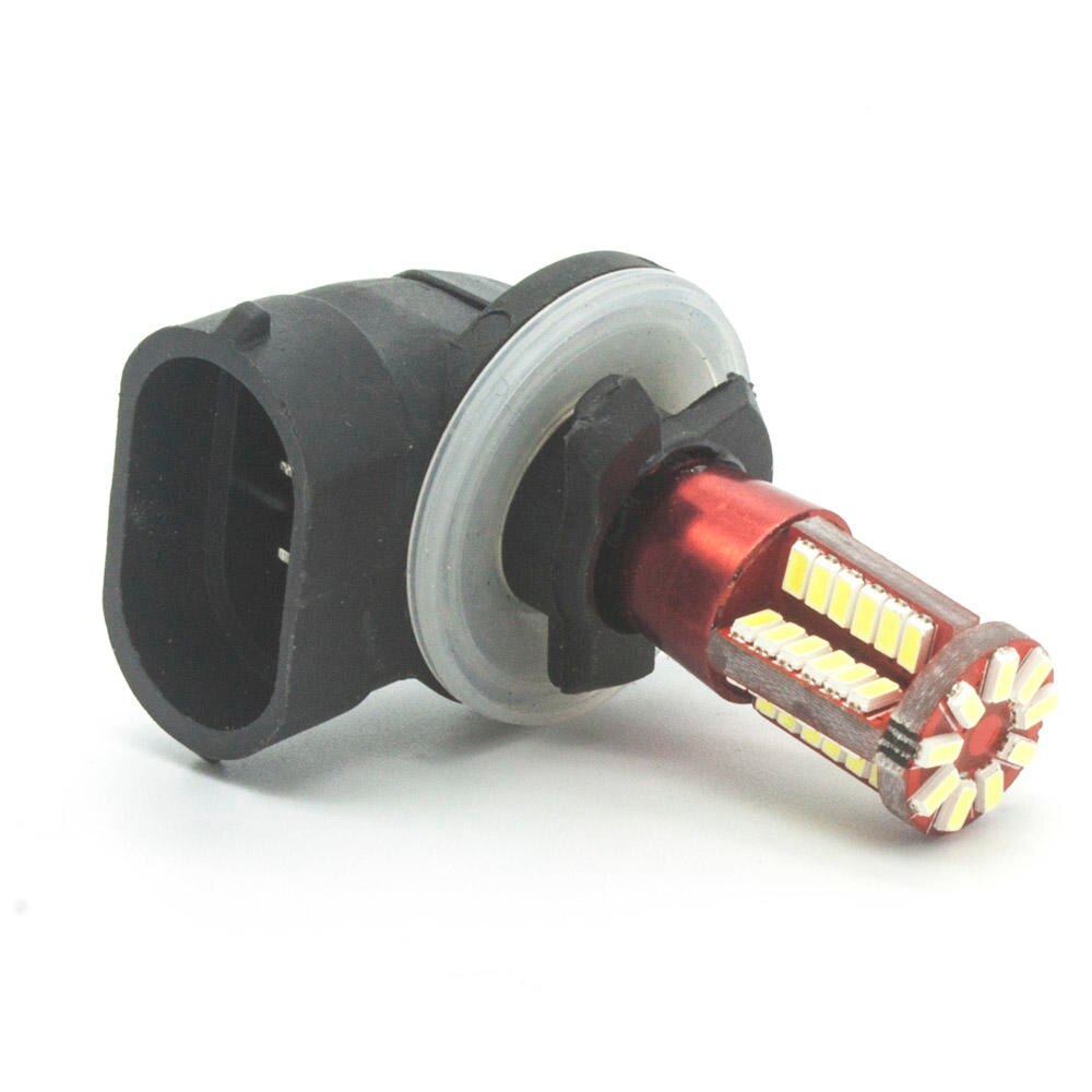 1 stk 881 pgj 13 auto bil led pærer  dc 12v hvide lys tågelygter kørelygte 57 3014 smd pære