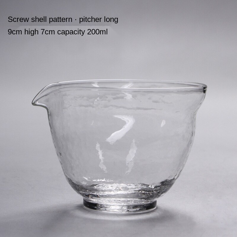Ensemble de passoire à thé en verre, pichet épais résistant à la chaleur, tasse à thé, ustensiles à thé, infuseur à thé: pitcher D