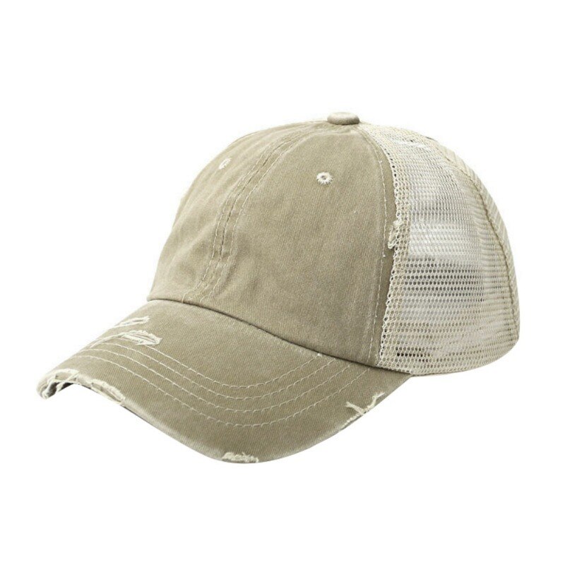 Summer Cap Ponytail Cap Women Men Cotton Adjustable Sunshade Mesh Shade Tennis Sportswear Hats Newest