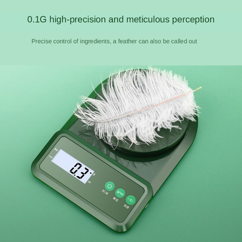 Mini Digital Kitchen Scale Slim Electronic Food Scale Multifunction Measuring Scale in Grams and Ounces