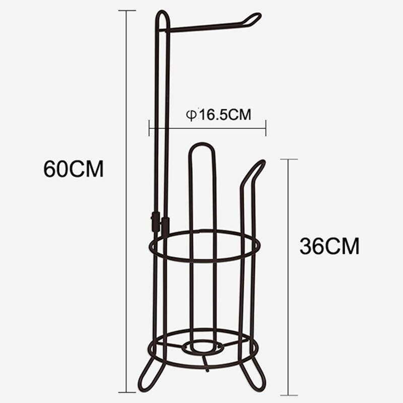 Paper Roll Stand Storage Toilet Paper Towel Storage Stand Organizer Rack Bathroom Vertical Roll Holder