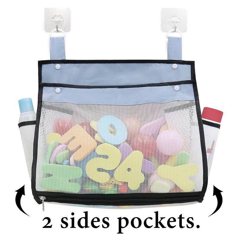 Baby Shower Bath Toys Baby Kids Toy Storage Mesh with Strong Suction Cups Toy Bag Net Bathroom Organizer Bathroom Storage Toy: TI897