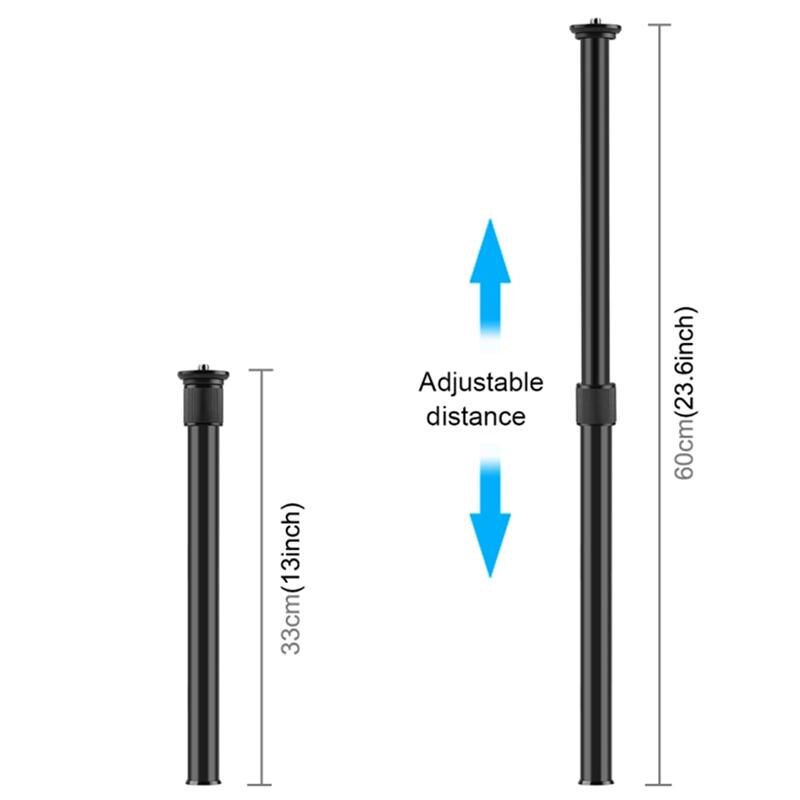 Universal Extension Rod Aluminum Alloy Tripod Center Column Tripod Extender